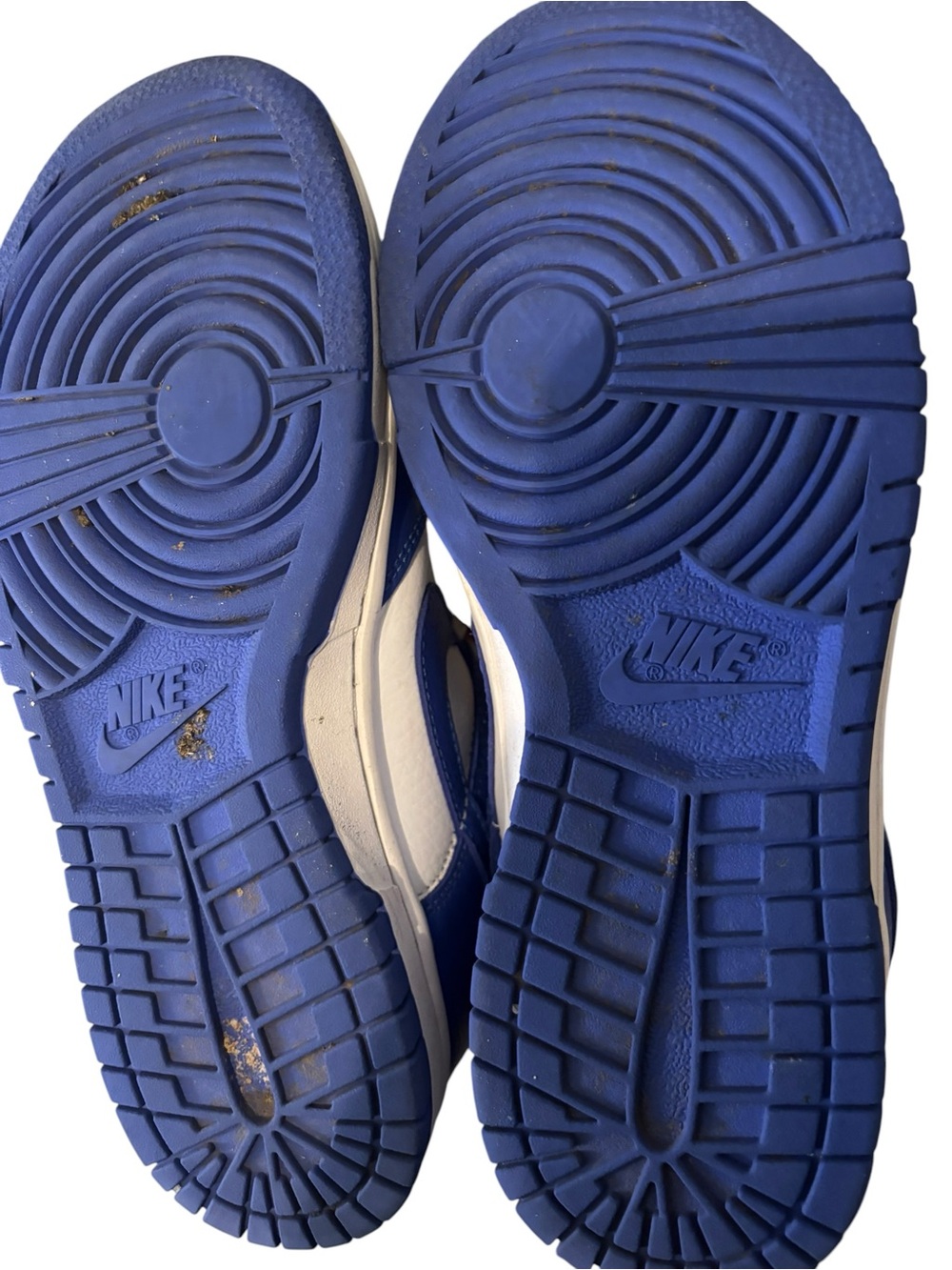 Nike Dunk Low Top Sneakers in Royal Blue and White Kids Size 4.5. - Picture 5 of 5